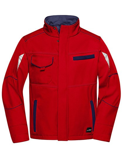 James&Nicholson - Workwear Softshell Jacket - COLOR -