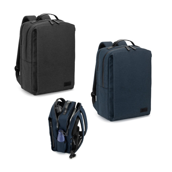 GLASGOW. Laptoprugzak (17 inch) gemaakt van gerecycled polyester 600D met hoge dichtheid (20L)