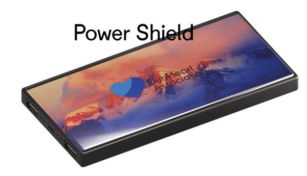 Powerbank Shield zwart mAh