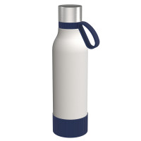 donkerblauw, zilver, wit