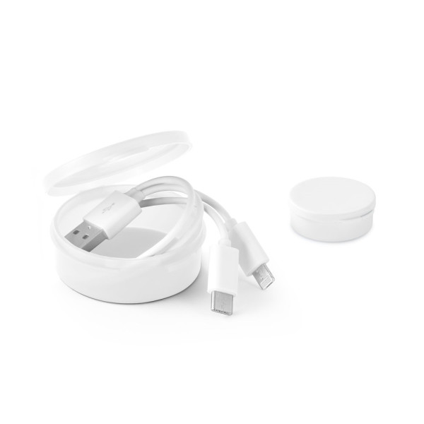 EMMY. 3 in 1 USB-kabel van ABS en PVC