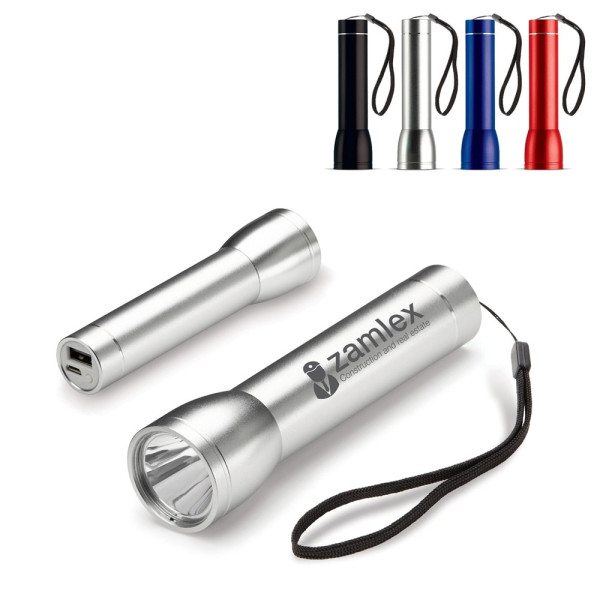 Powerbank zaklamp 2200mAh