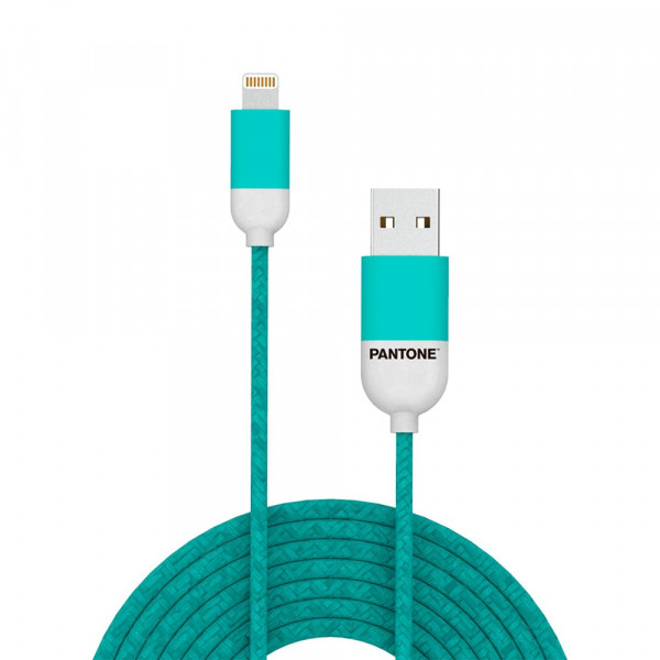 Cable Lightning USB 1m,Pantone,turquoise