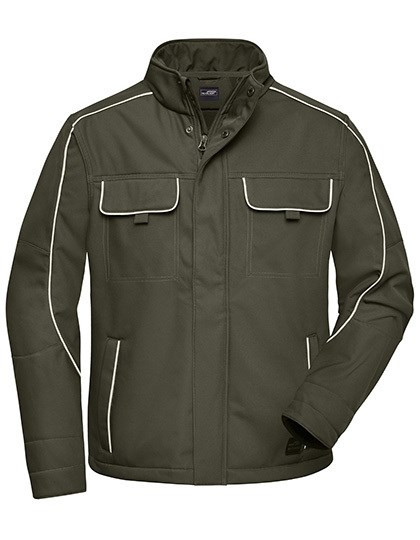 James&Nicholson - Workwear Softshell Jacket - SOLID -