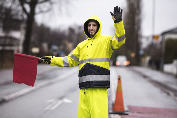 Jobman - 1566 Hi-Vis Raincoat