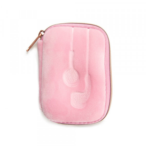 Balvi -  Koffer,Earbuds,roze,fluwelen