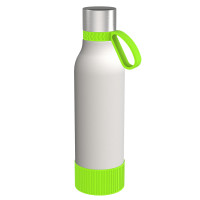 lichtgroen, zilver, wit
