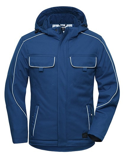James&Nicholson - Workwear Softshell Padded Jacket - SOLID -
